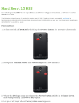 LG K8S User manual