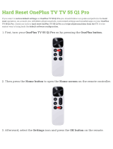 OnePlus TV 55 Q1 Pro User manual