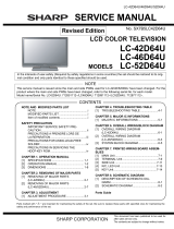 Sharp AQUOS LC-42D64U User manual