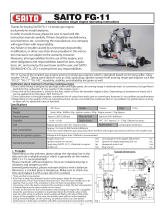 Saito FG-11 Operating Instructions Manual