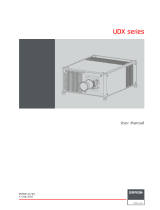 Barco UDX-W32 User manual