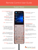 Human Touch Super Novo User manual