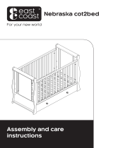 EAST COAST Nebraska cot2bed Assembly And Care Instructions