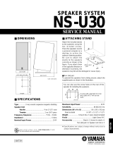 Yamaha NS-U30 User manual