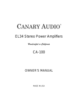 CANARY AUDIO CA-100 Owner's manual