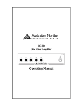 AUDIO TELEX IC30 Series Operating instructions