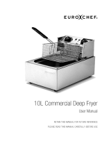 Eurochef 10L Commercial Deep Fryer User manual