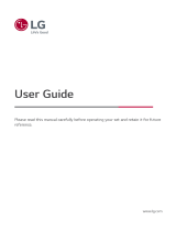 LG OLED65B1PTA User manual