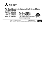 Mitsubishi Electric PAC-AK52BC Installation guide