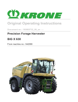 Krone BiG X 630 Operating instructions