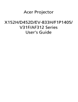 Acer EV-833H User manual