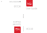 LG Electronics MobileComm USA ZNFVC110 User manual