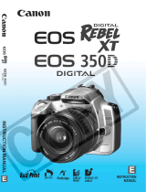 Canon EOS REBEL XT Owner's manual