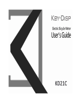 Key DispKD21C - Electric Bicycle Meter