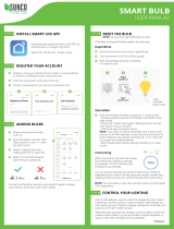Sunco Lighting Smart WiFi Bulbs Alexa A19 Dimmable LED User manual