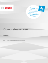 Bosch CSG636BS3/B1 Installation guide