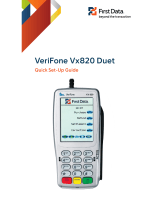 VeriFone VX 820 Quick Setup Manual