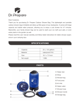 Dr Prepare DPPS-25L-001 Gallon Portable Camp Shower User guide