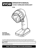 Ryobi P700 User manual