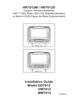 Audivox DD7012 Installation guide