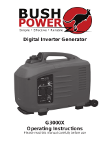 Bush Power G3000X Operating instructions