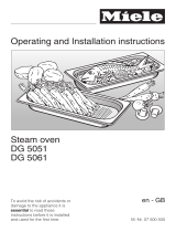 Miele DG 5061 SW Owner's manual