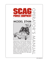 Scag Power Equipment STHM Three-Wheel Rider User manual