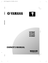 Yamaha VZ150Z User manual