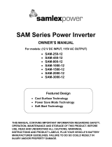 Samlexpower SAM-1000-12 Owner's manual