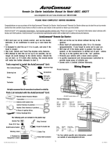 Directed Electronics AutoCommand 40027T Installation guide