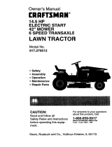 Craftsman 917.270512 User manual