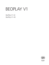Bang & Olufsen BeoPlay V1-32 Owner's manual