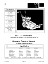 Billy Goat BC2401HE Owner's manual