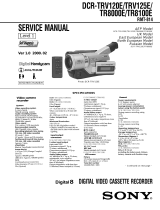 Sony Digital Handycam DCR-TR8000E User manual
