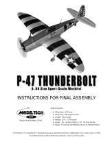 Model Tech P-47 Thunderbolt Specification