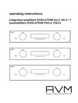 AVM A PA 3.2 5.2 Operating instructions