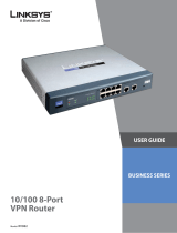 Cisco RV082 - Small Business VPN Router User manual