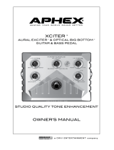 Aphex Xciter Owner's manual
