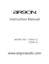argon audio 7340A v2 User manual
