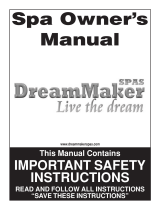 Dream Maker Spas Spas 2008 Owner's manual