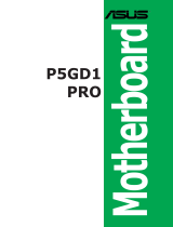 Asus P5GD1 Pro User manual