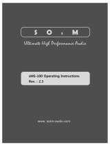 SOtM sMS-100 Operating instructions
