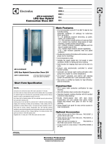 Electrolux air-o-convect LPG Gas Hybrid Convection Oven 201 User manual