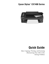 Epson CX7400 User manual