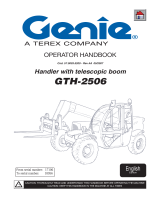 Genie GTH-2506 User manual