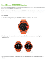 Nixon  Hard reset manual