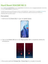 Xiaomi Mi 11 Hard reset manual