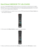 Medion LIFE X14321 Hard reset manual