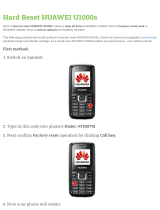 Huawei U1000S User manual