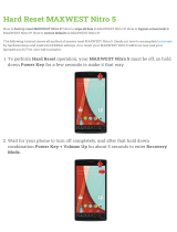 MaxWest Nitro 5 Hard reset manual